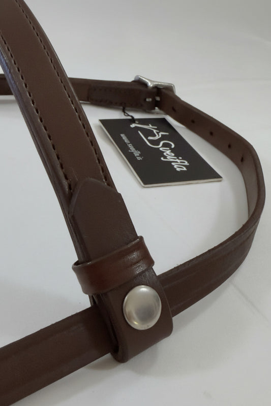 Höfuðleður brúnt - Sveifla