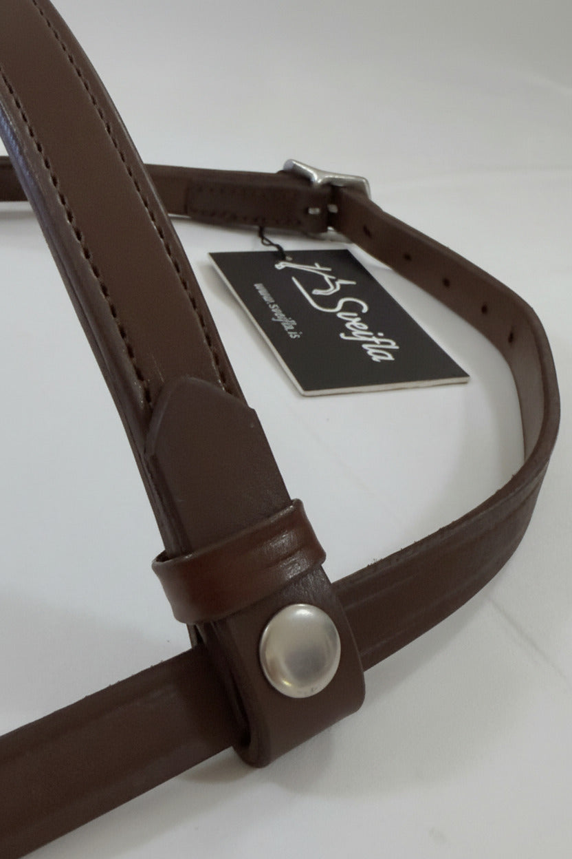 Höfuðleður brúnt - Sveifla