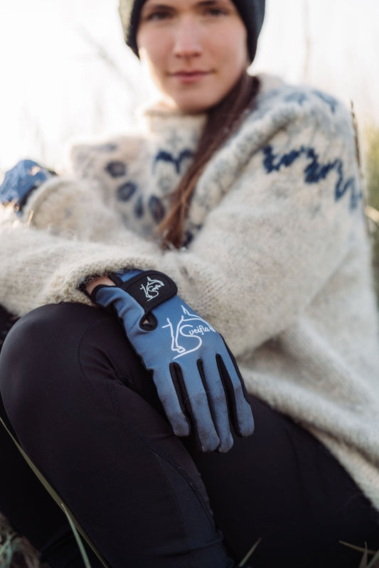 Vinnureiðhanskar Blár - Sveifla