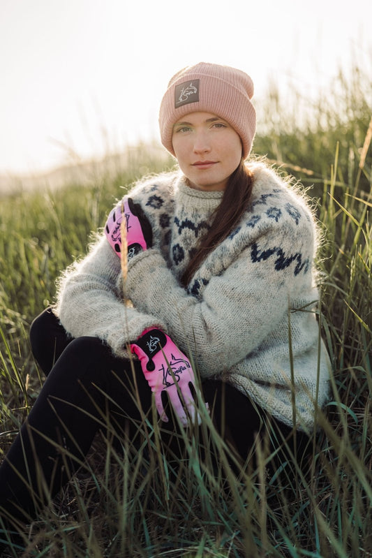 Vinnureiðhanskar Bleikur - Sveifla