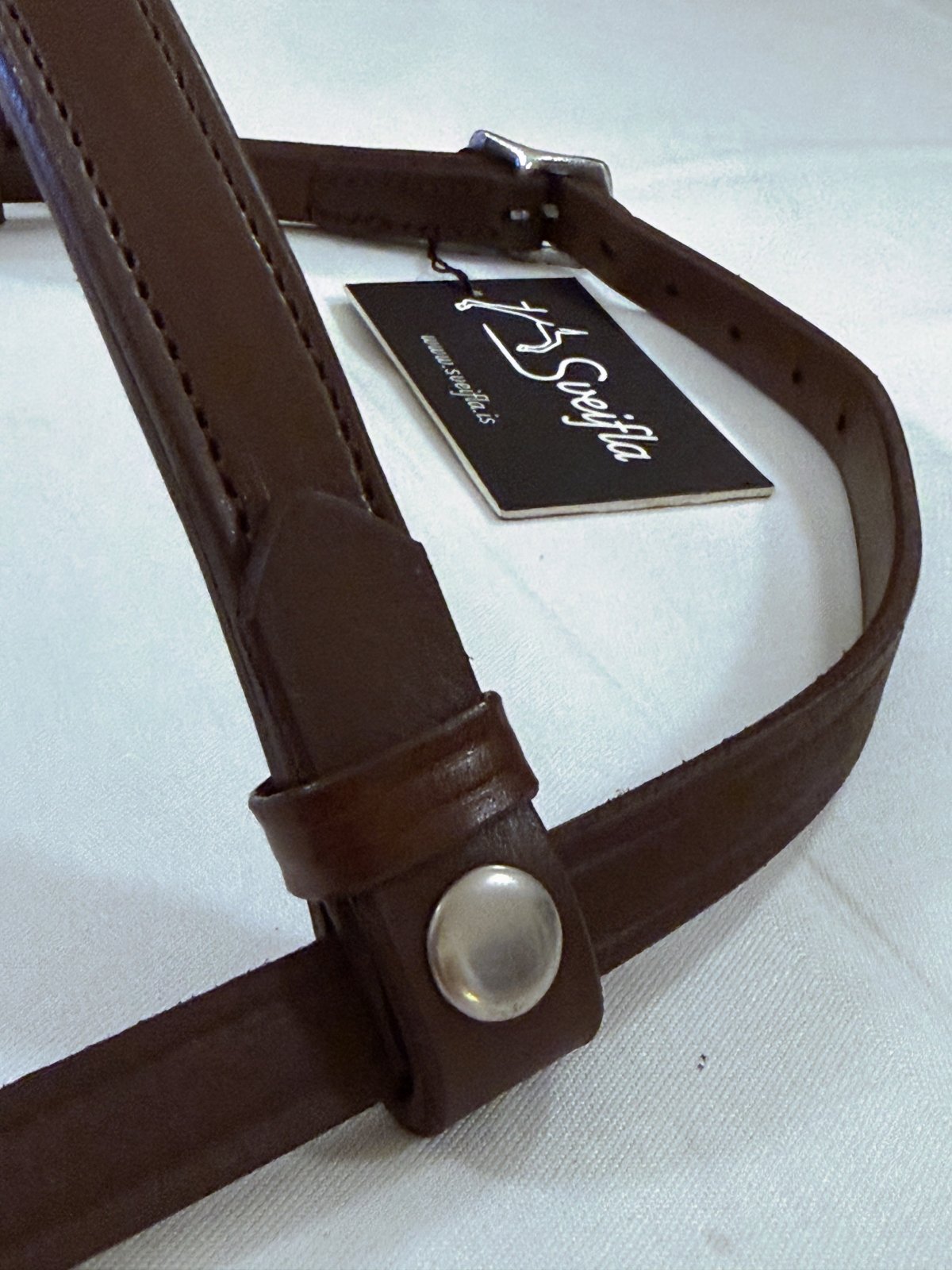 Höfuðleður brúnt - Sveifla