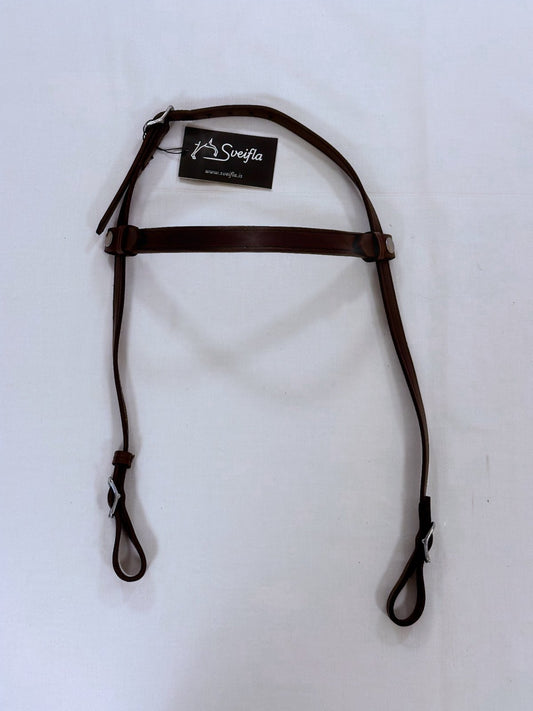 Höfuðleður brúnt - Sveifla