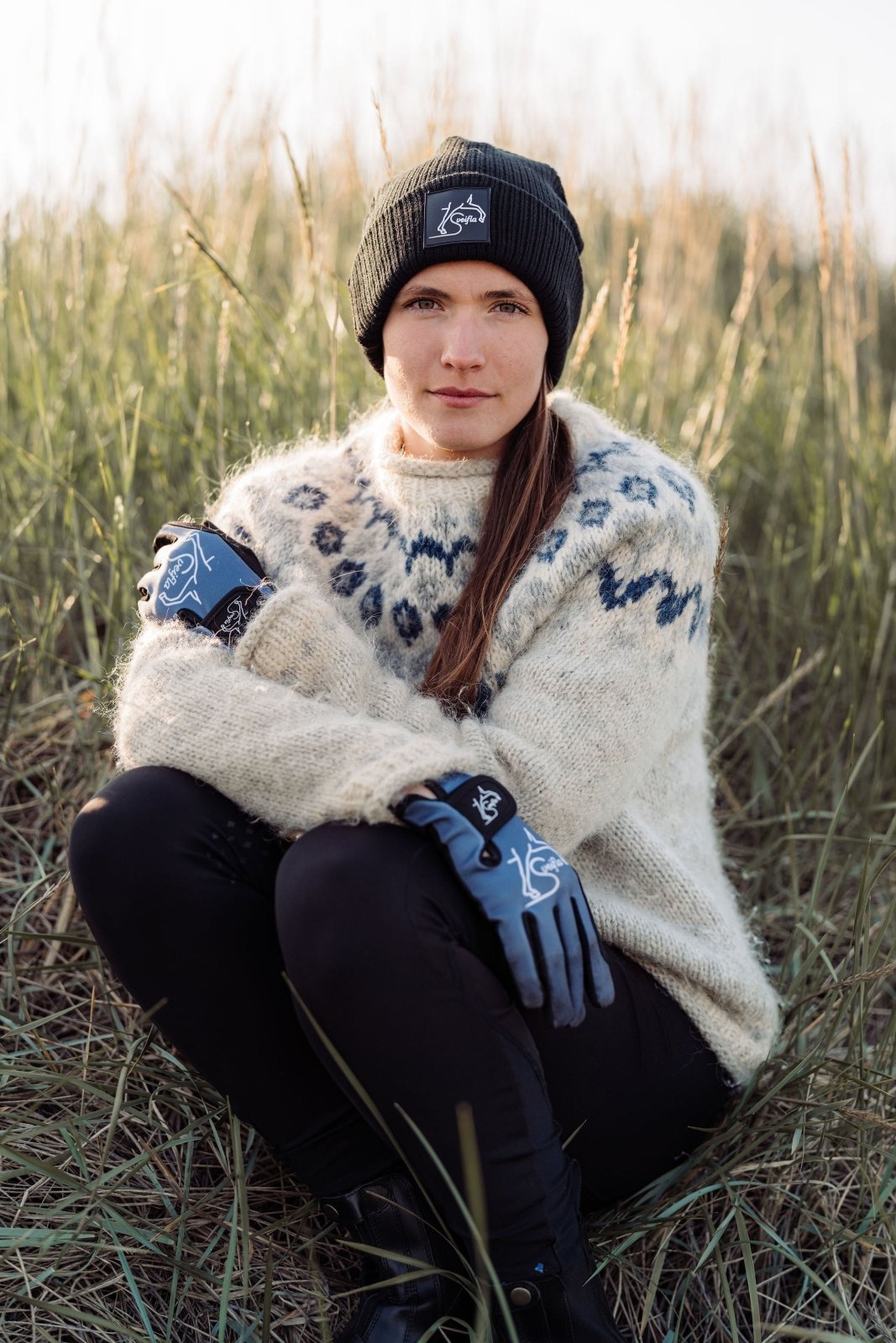 Vinnureiðhanskar Blár - Sveifla